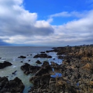 La mer au Pouliguen avec une météo qui change en 3 minutes 😎.#france #sea #landscape